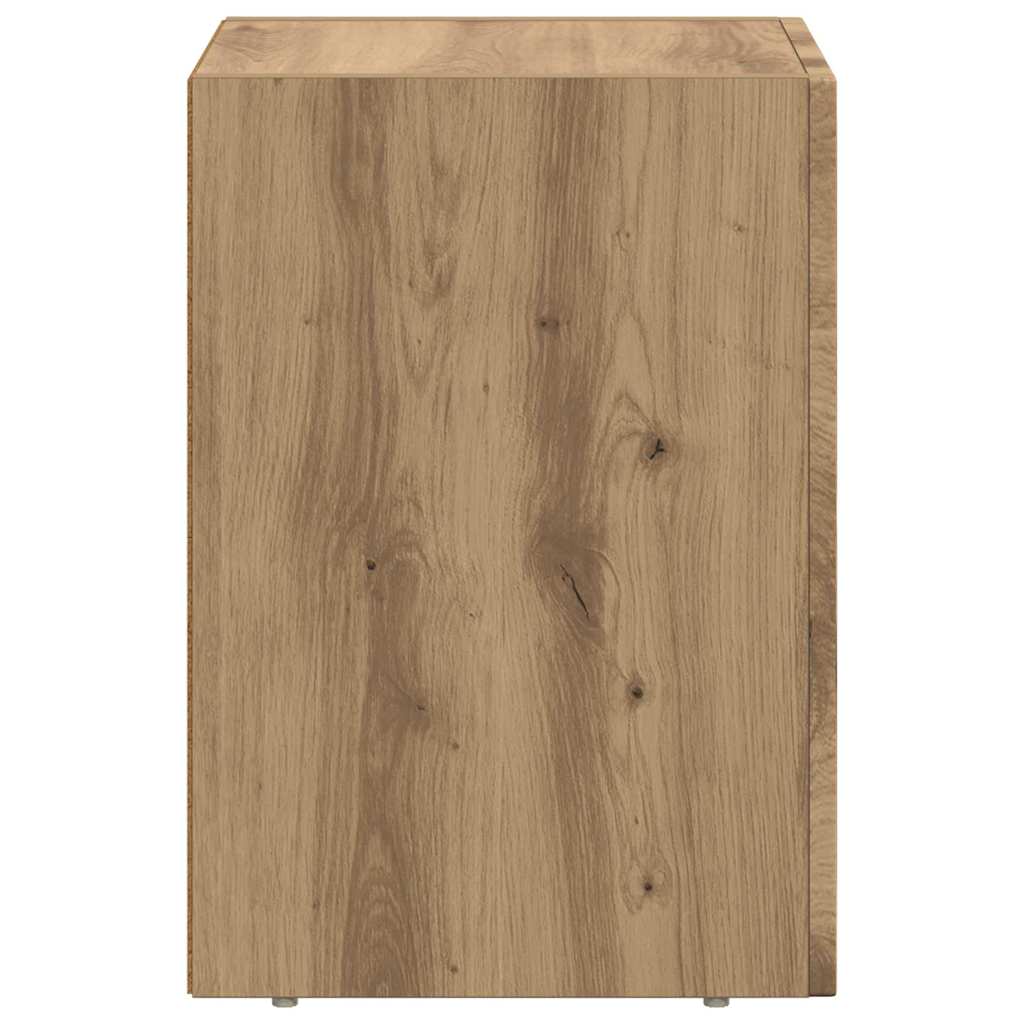vidaXL Stolik nocny ELST Dąb rzemieślniczy 29,5 x 33,5 x 50 cm