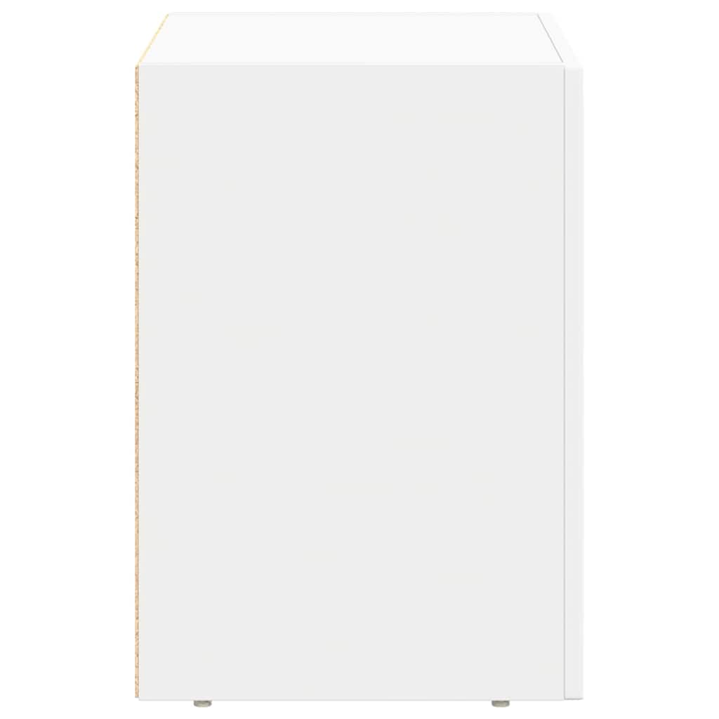 vidaXL Stolik nocny Biały 40 x 35 x 50 cm Materiał drewnopochodny