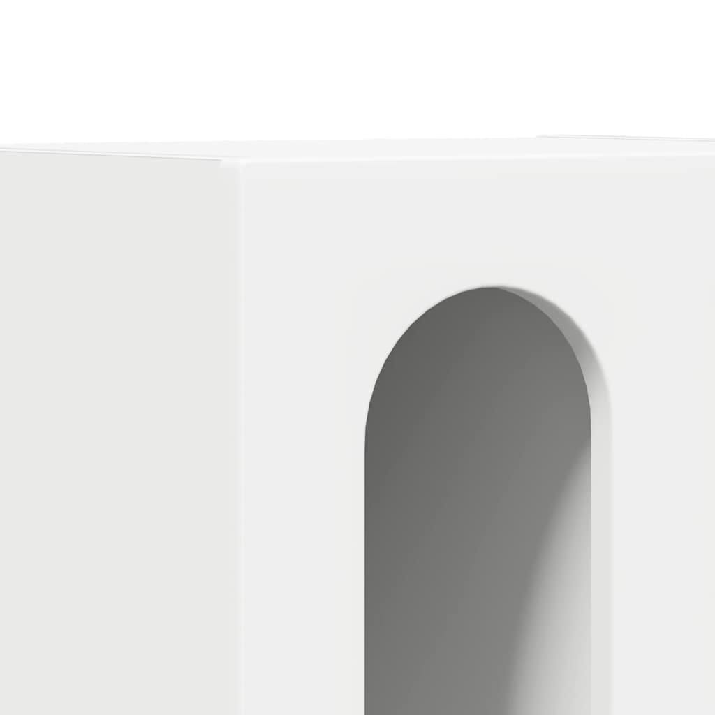 vidaXL Stolik nocny 2 pcs Biały 40 x 35 x 50 cm