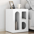 vidaXL Stolik nocny 2 pcs Biały 40 x 35 x 50 cm