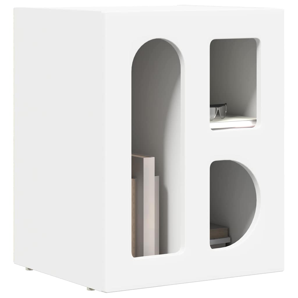 vidaXL Stolik nocny 2 pcs Biały 40 x 35 x 50 cm