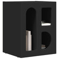 vidaXL Stolik nocny ELST Czarny 40 x 35 x 50 cm Drewno inżynieryjne