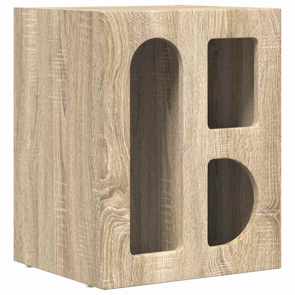 vidaXL Stolik nocny 2 pcs Dąb Sonoma 40 x 35 x 50 cm