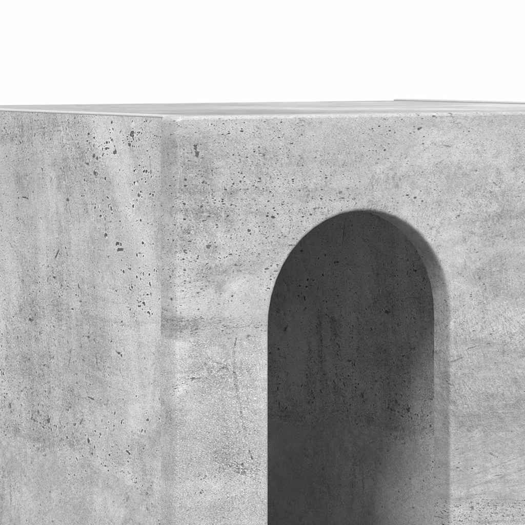 vidaXL Stolik nocny 2 pcs Betonowy szary 40 x 35 x 50 cm