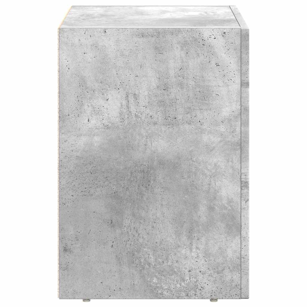 vidaXL Stolik nocny 2 pcs Betonowy szary 40 x 35 x 50 cm