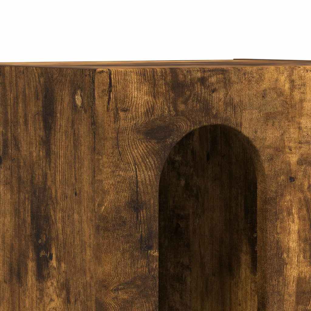 vidaXL Stolik nocny Dąb wędzony 40 x 35 x 50 cm