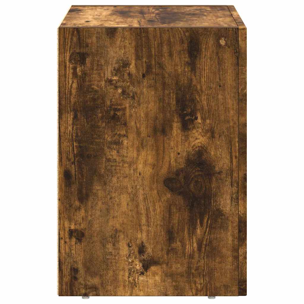 vidaXL Stolik nocny 2 pcs Dąb wędzony 40 x 35 x 50 cm