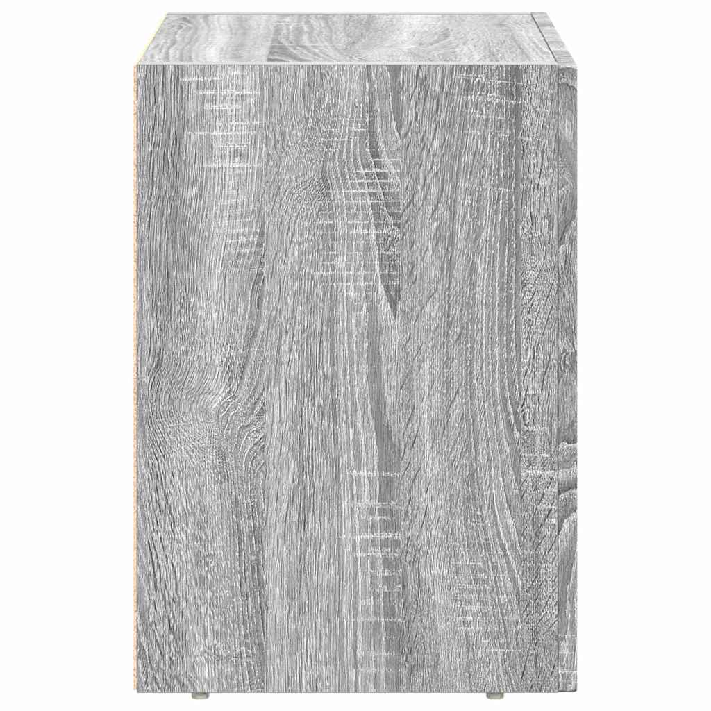 vidaXL Stolik nocny 2 pcs Szary Sonoma 40 x 35 x 50 cm