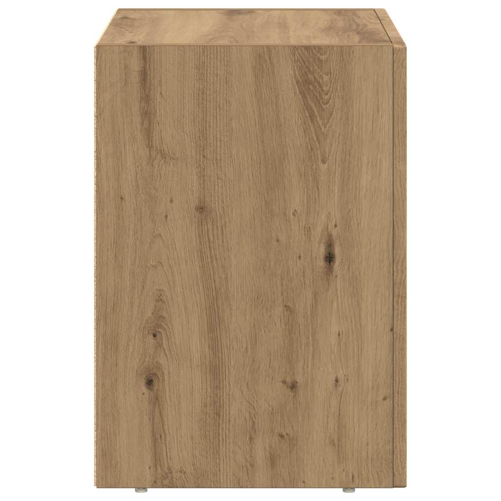 vidaXL Stolik nocny Dąb rzemieślniczy 40 x 35 x 50 cm