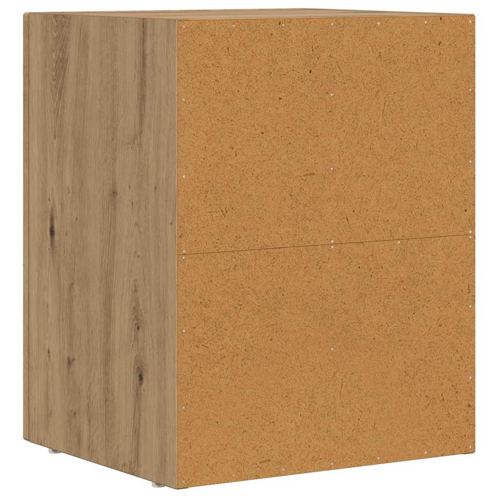 vidaXL Stolik nocny 2 pcs Dąb rzemieślniczy 40 x 35 x 50 cm