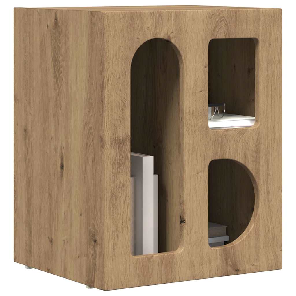 vidaXL Stolik nocny 2 pcs Dąb rzemieślniczy 40 x 35 x 50 cm