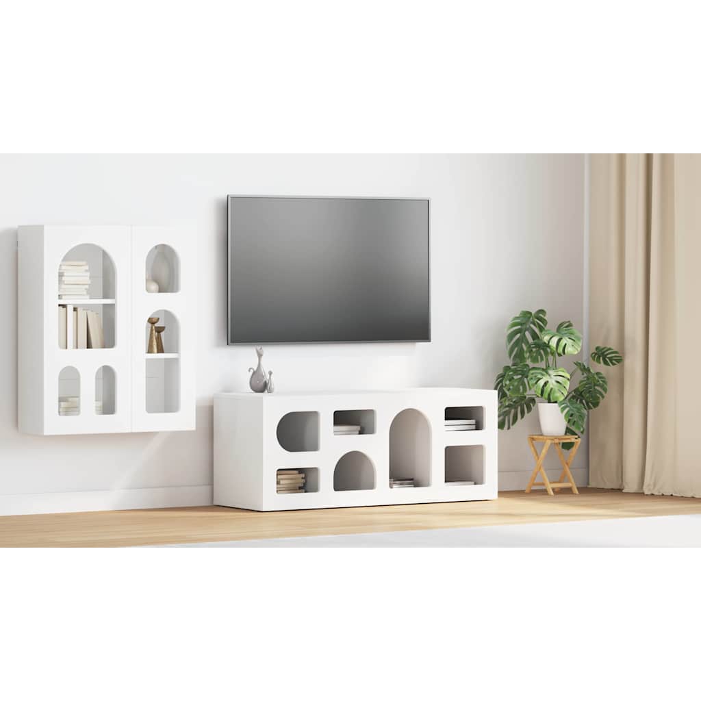 vidaXL Szafka pod telewizor ELST 100 x 35 x 40 cm Biały