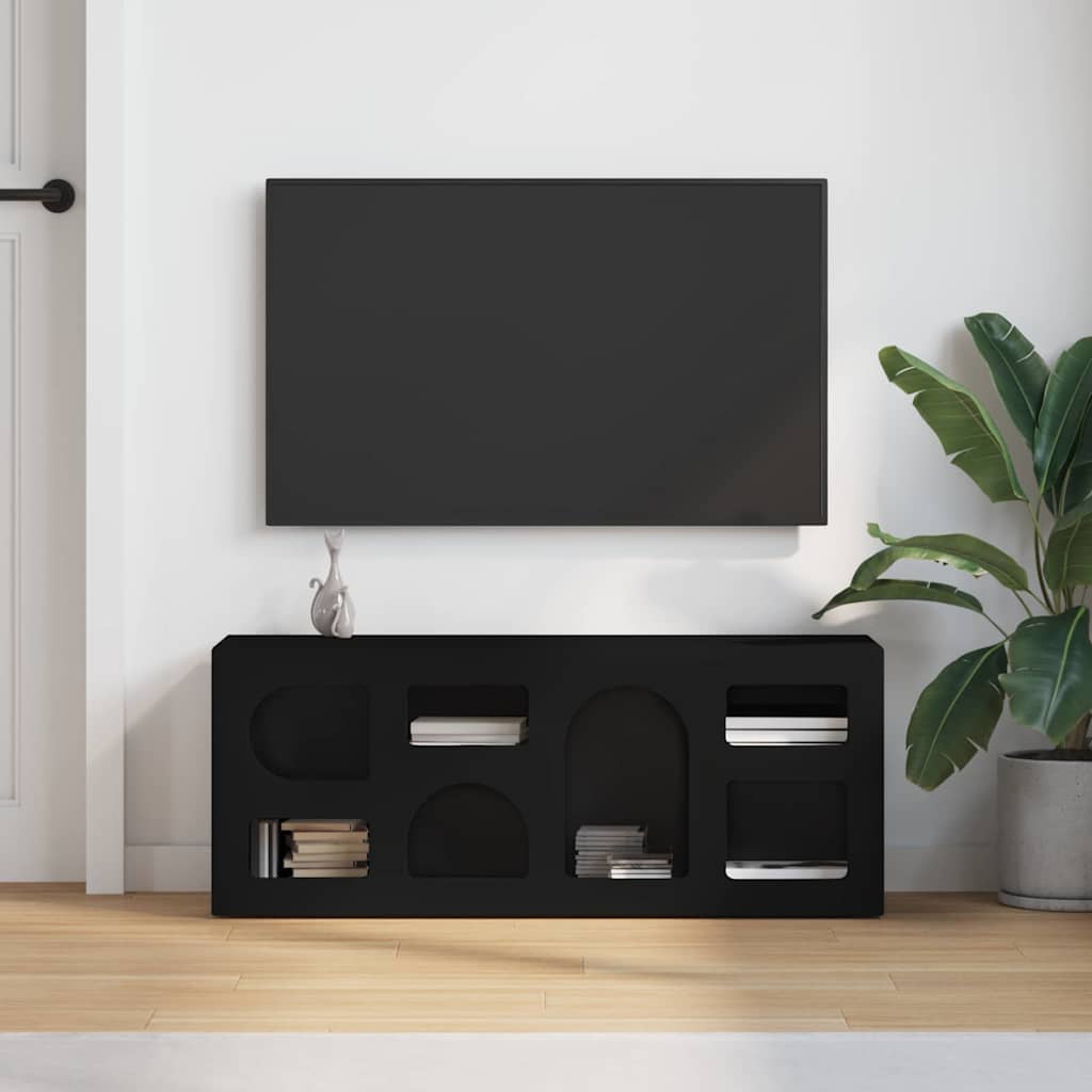 vidaXL Szafka pod telewizor Czarny 100 x 35 x 40 cm