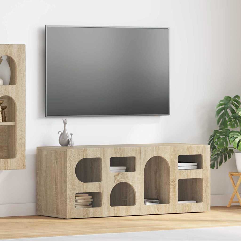vidaXL Szafka pod telewizor Dąb Sonoma 100 x 35 x 40 cm