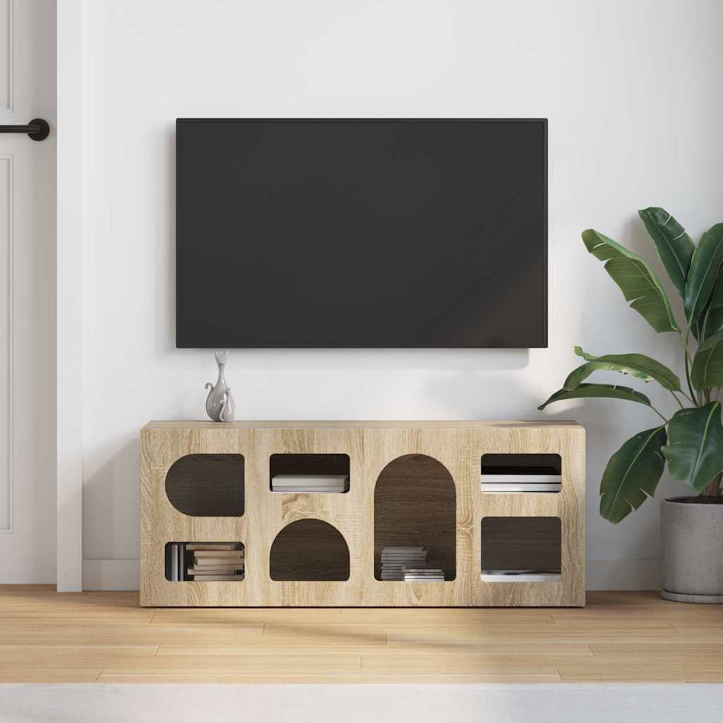 vidaXL Szafka pod telewizor Dąb Sonoma 100 x 35 x 40 cm