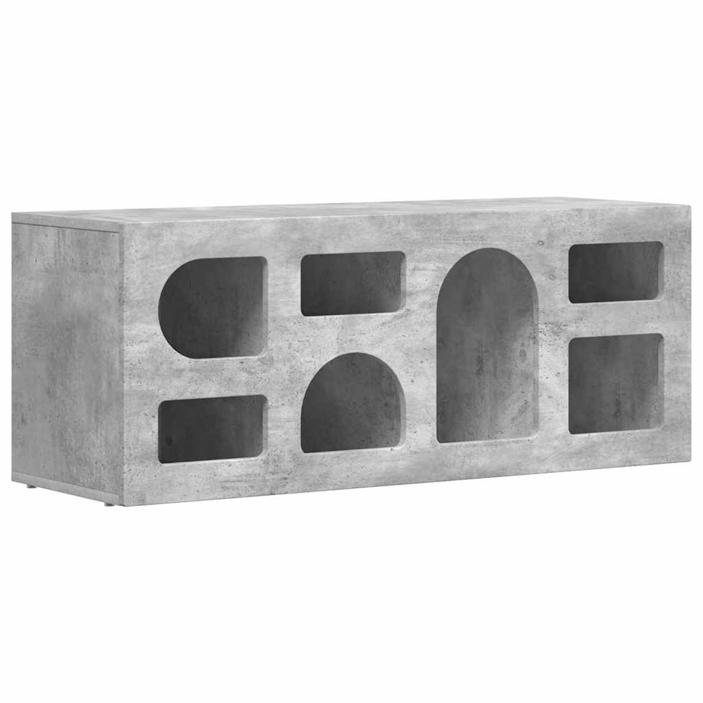 vidaXL Szafka pod telewizor Betonowy szary 100 x 35 x 40 cm