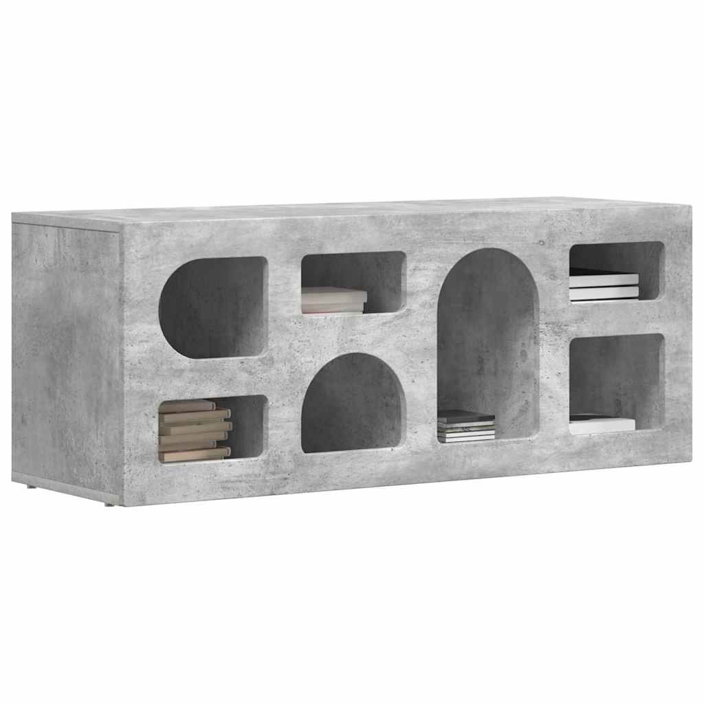vidaXL Szafka pod telewizor Betonowy szary 100 x 35 x 40 cm