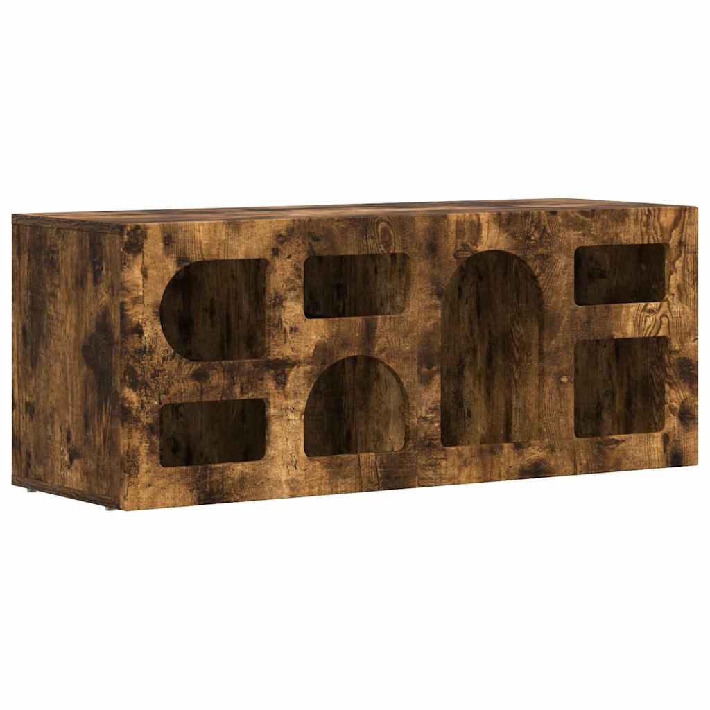 vidaXL Szafka pod telewizor Dąb wędzony 100 x 35 x 40 cm