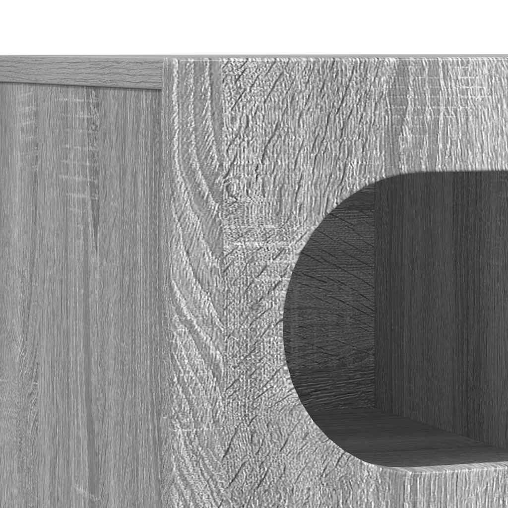 vidaXL Szafka pod telewizor Szary Sonoma 100 x 35 x 40 cm