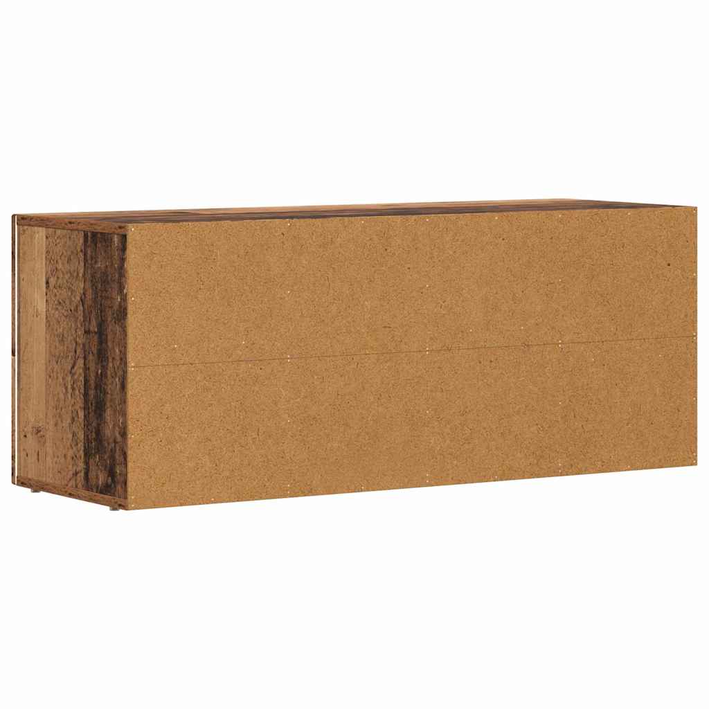 vidaXL Szafka pod telewizor Stare drewno 100 x 35 x 40 cm