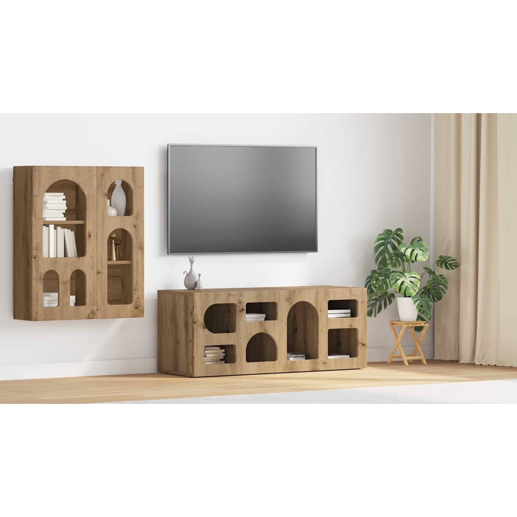 vidaXL Szafka pod telewizor Dąb rzemieślniczy 100 x 35 x 40 cm