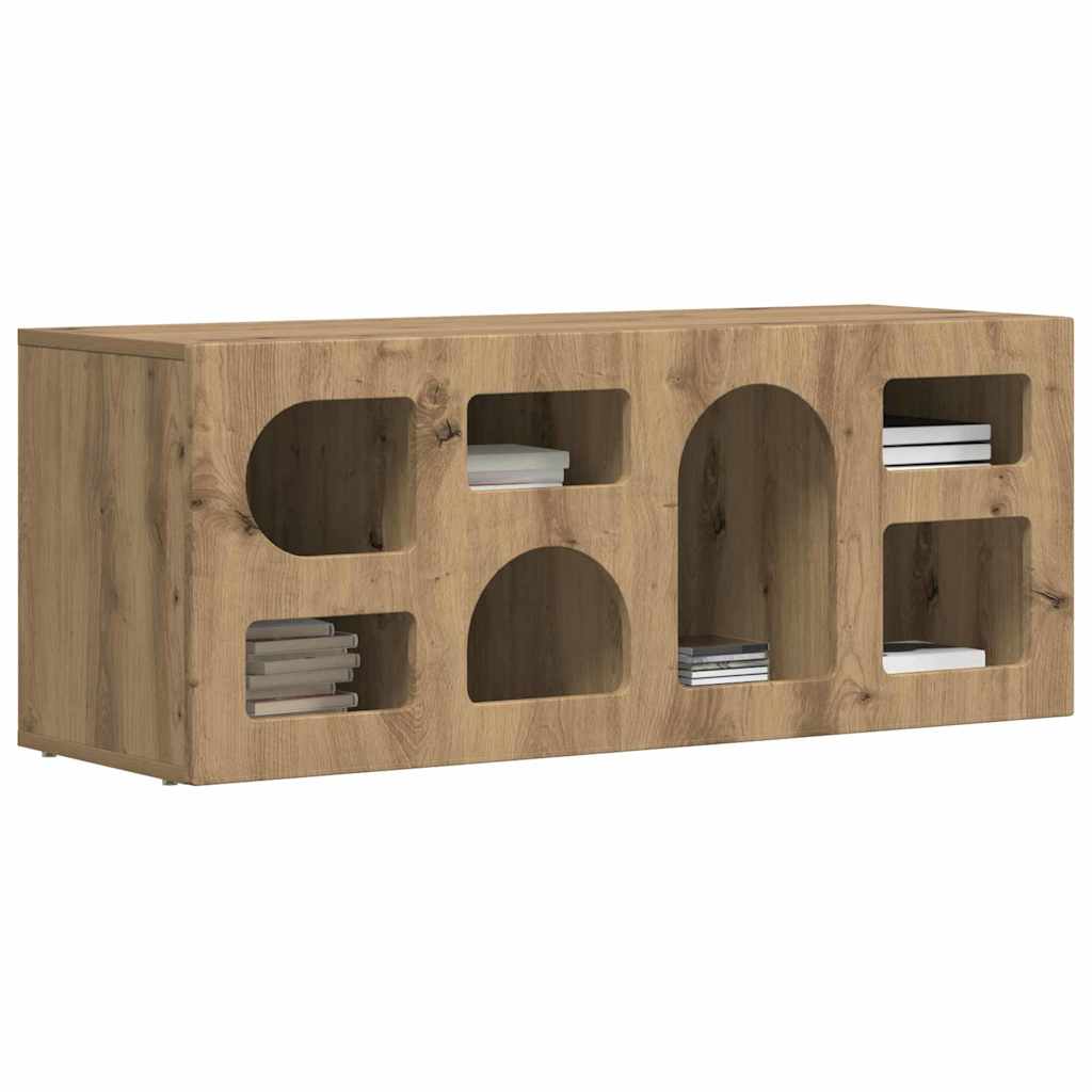 vidaXL Szafka pod telewizor ELST 100 x 35 x 40 cm Dąb rzemieślniczy