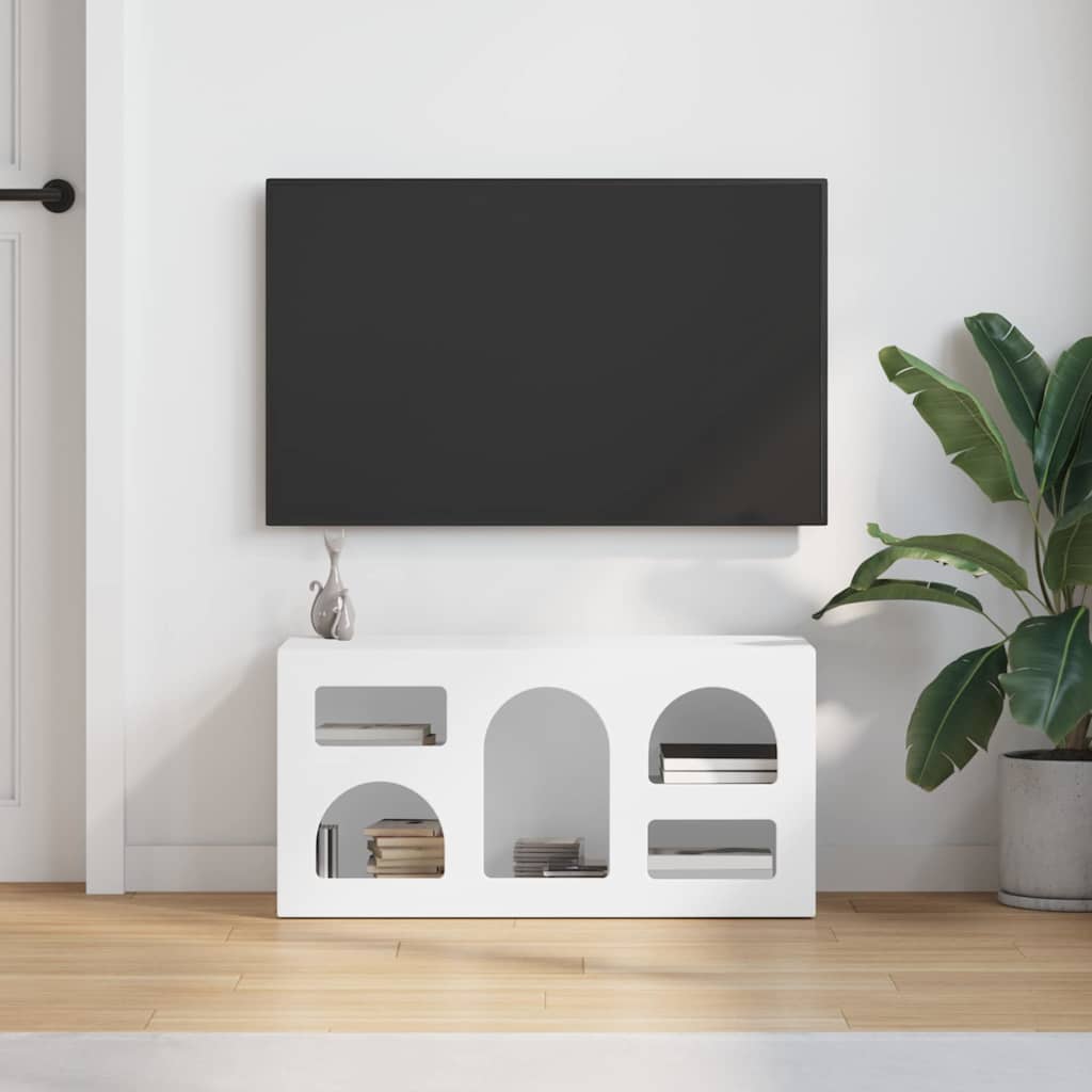 vidaXL Szafka pod telewizor Biały 80 x 35 x 40 cm