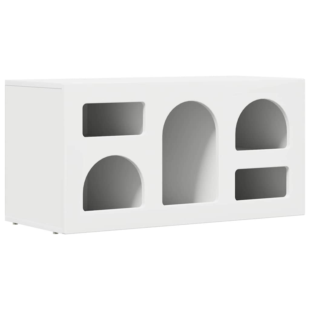 vidaXL Szafka pod telewizor ELST 80 x 35 x 40 cm Biały