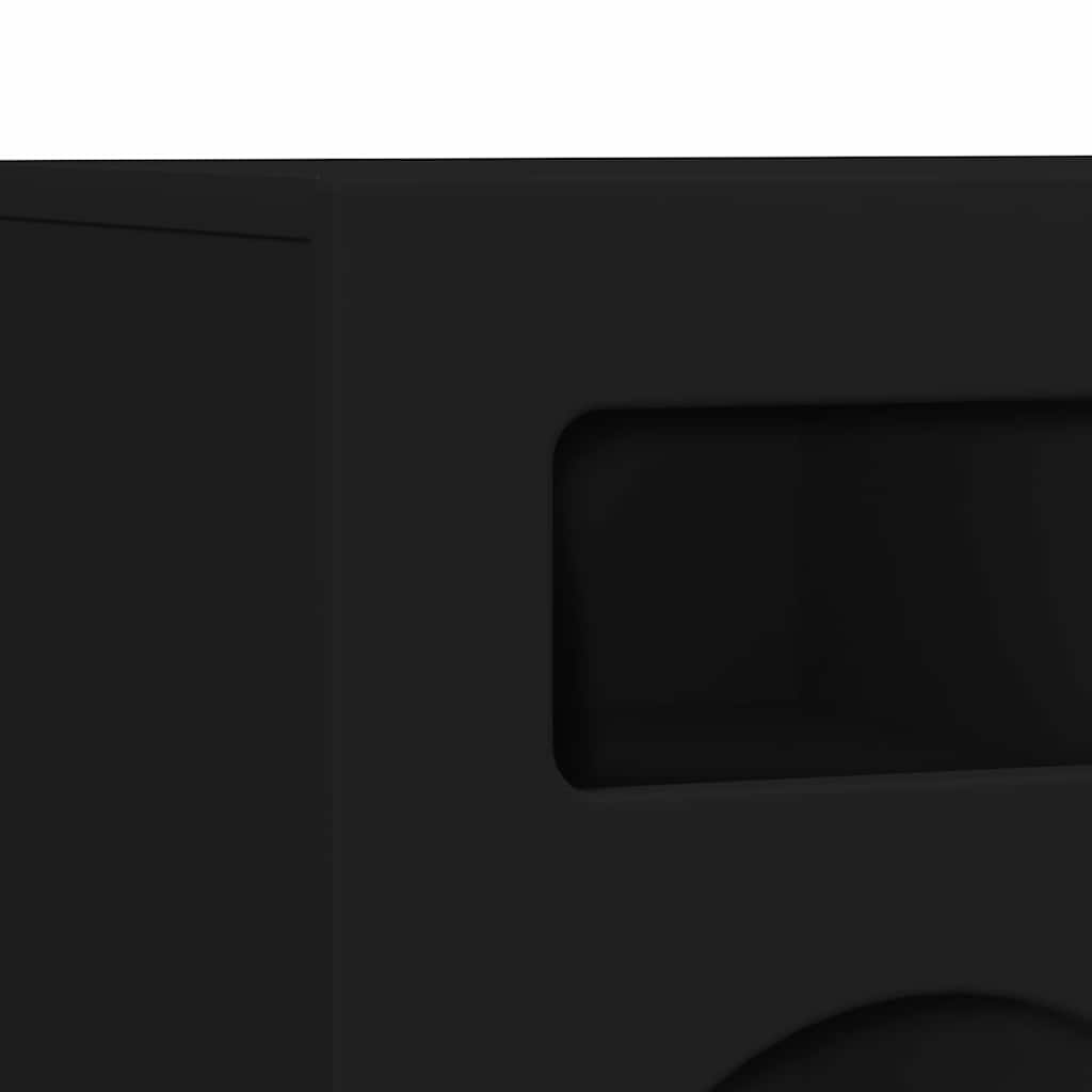 vidaXL Szafka pod telewizor Czarny 80 x 35 x 40 cm