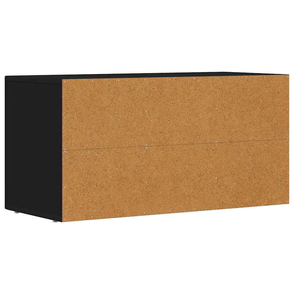 vidaXL Szafka pod telewizor Czarny 80 x 35 x 40 cm