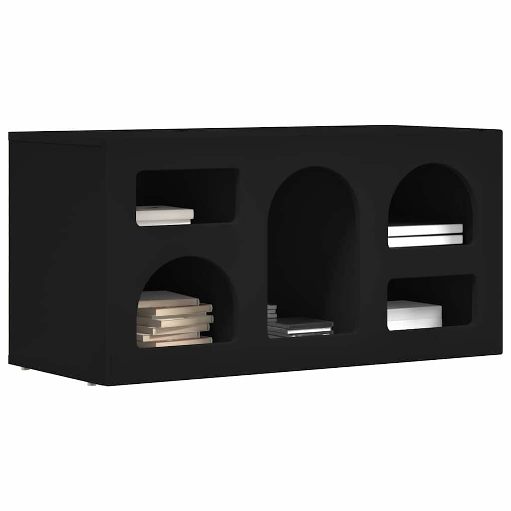 vidaXL Szafka pod telewizor ELST 80 x 35 x 40 cm Czarny
