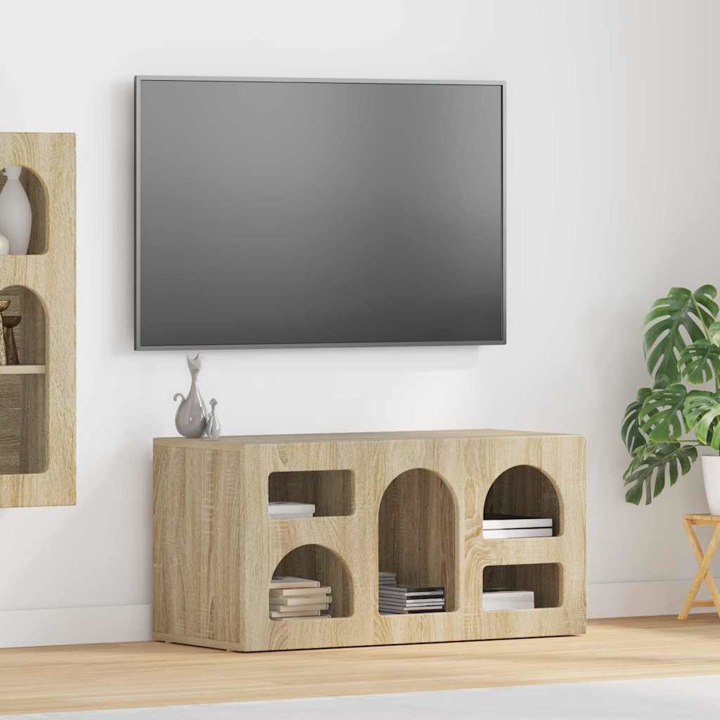 vidaXL Szafka pod telewizor Dąb Sonoma 80 x 35 x 40 cm