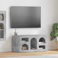 vidaXL Szafka pod telewizor Betonowy szary 80 x 35 x 40 cm