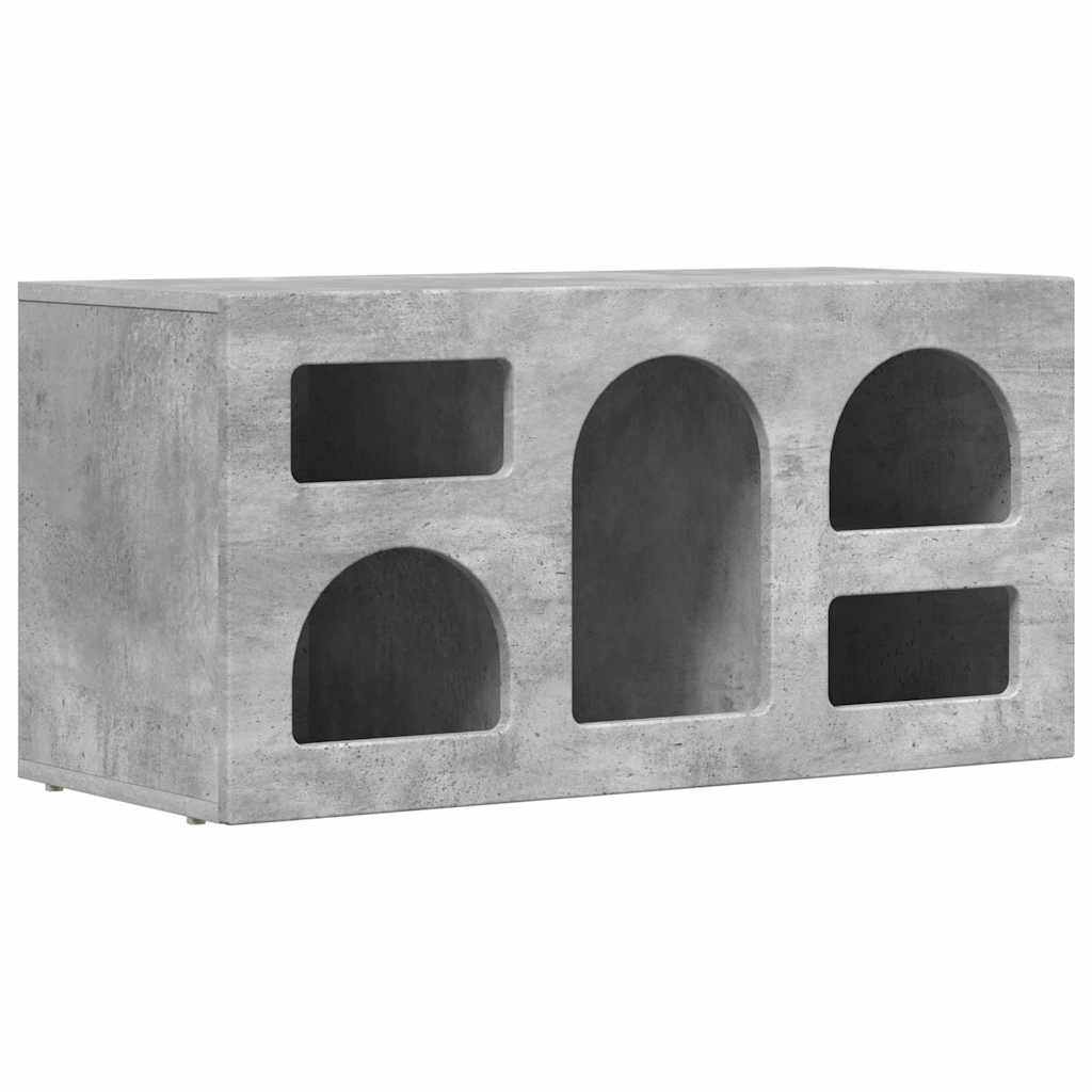 vidaXL Szafka pod telewizor Betonowy szary 80 x 35 x 40 cm