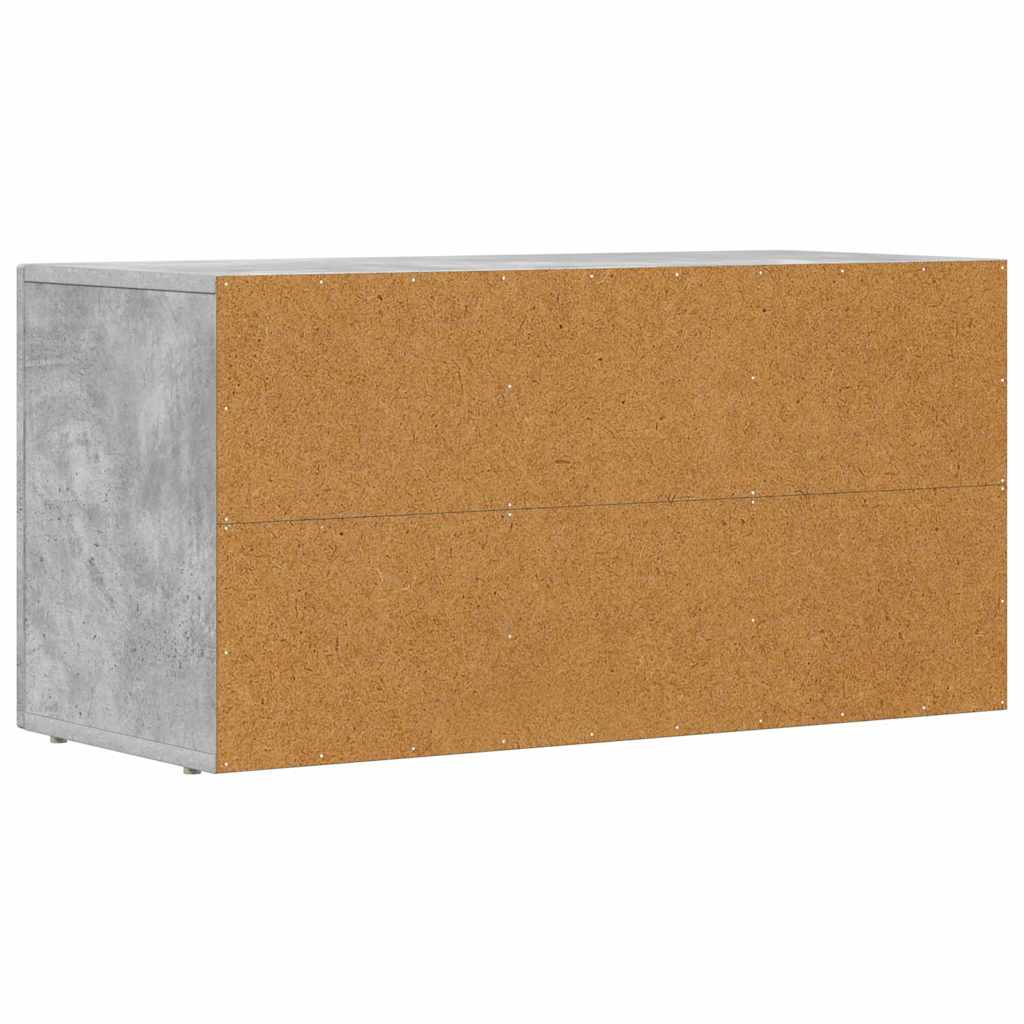 vidaXL Szafka pod telewizor Betonowy szary 80 x 35 x 40 cm