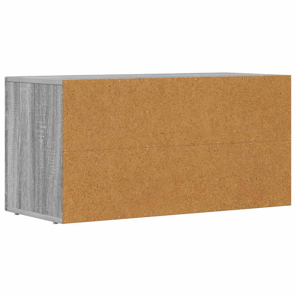 vidaXL Szafka pod telewizor Szary Sonoma 80 x 35 x 40 cm