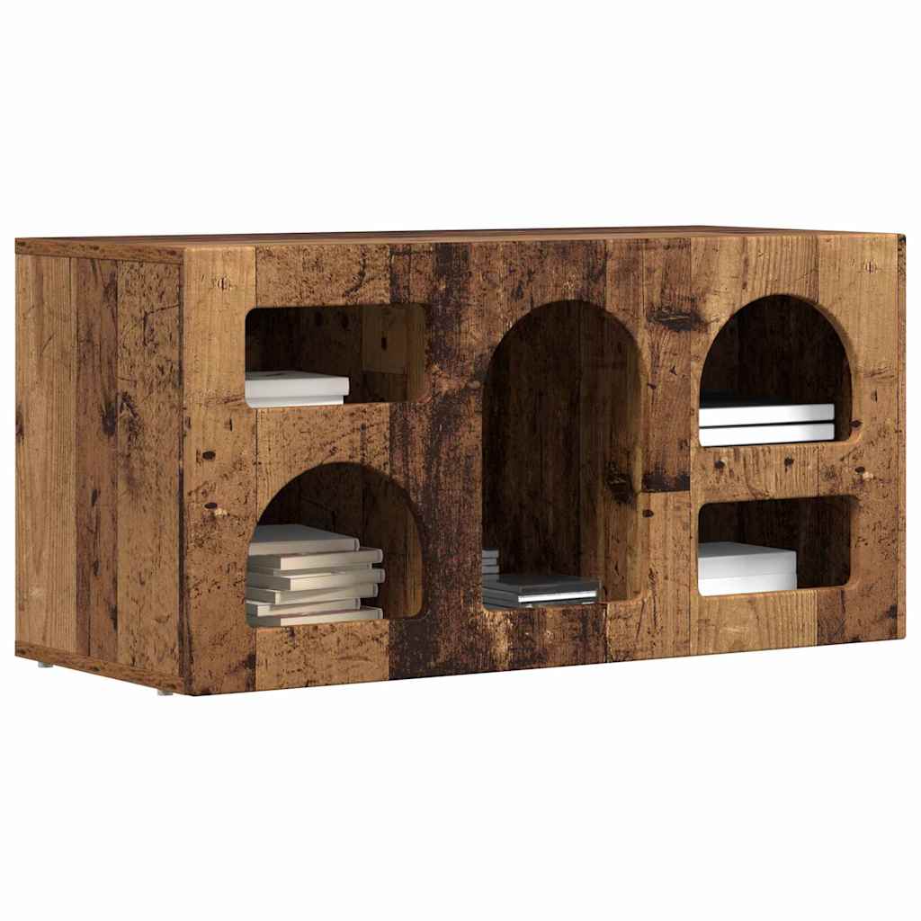 vidaXL Szafka pod telewizor Stare drewno 80 x 35 x 40 cm