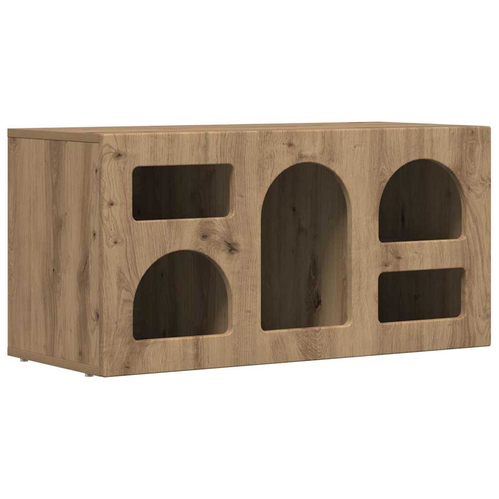vidaXL Szafka pod telewizor ELST 80 x 35 x 40 cm Dąb rzemieślniczy