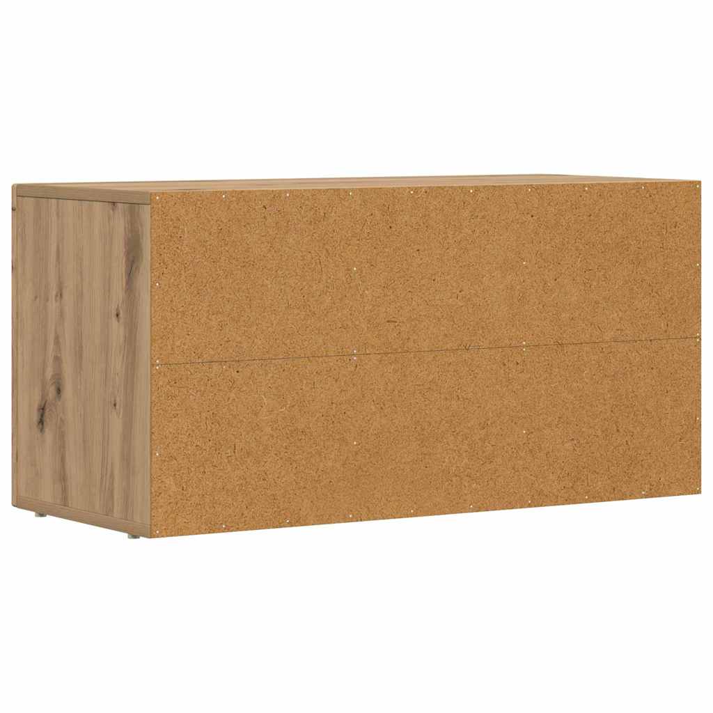 vidaXL Szafka pod telewizor ELST 80 x 35 x 40 cm Dąb rzemieślniczy