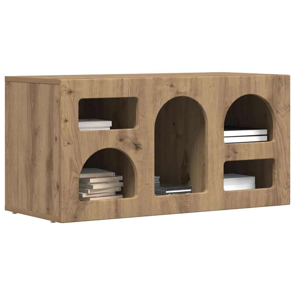 vidaXL Szafka pod telewizor ELST 80 x 35 x 40 cm Dąb rzemieślniczy