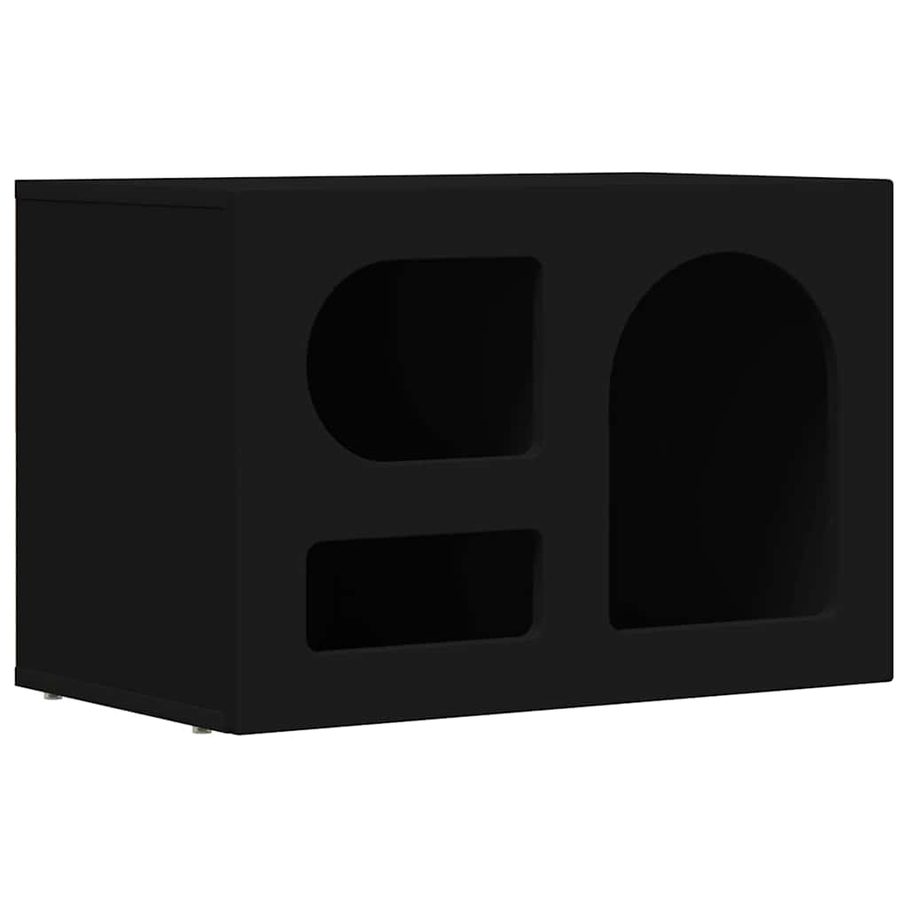 vidaXL Szafka pod telewizor Czarny 60 x 35 x 40 cm
