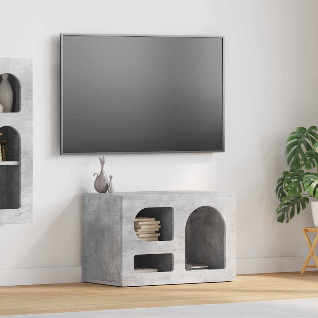 vidaXL Szafka pod telewizor Betonowy szary 60 x 35 x 40 cm
