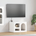 vidaXL Szafka pod telewizor Wysoki połysk biały 60 x 35 x 40 cm