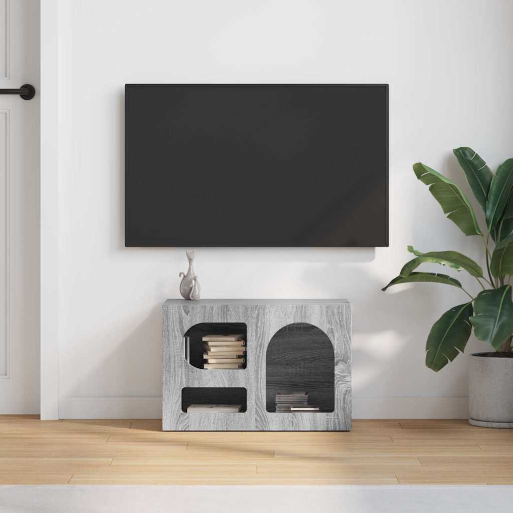 vidaXL Szafka pod telewizor Szary Sonoma 60 x 35 x 40 cm