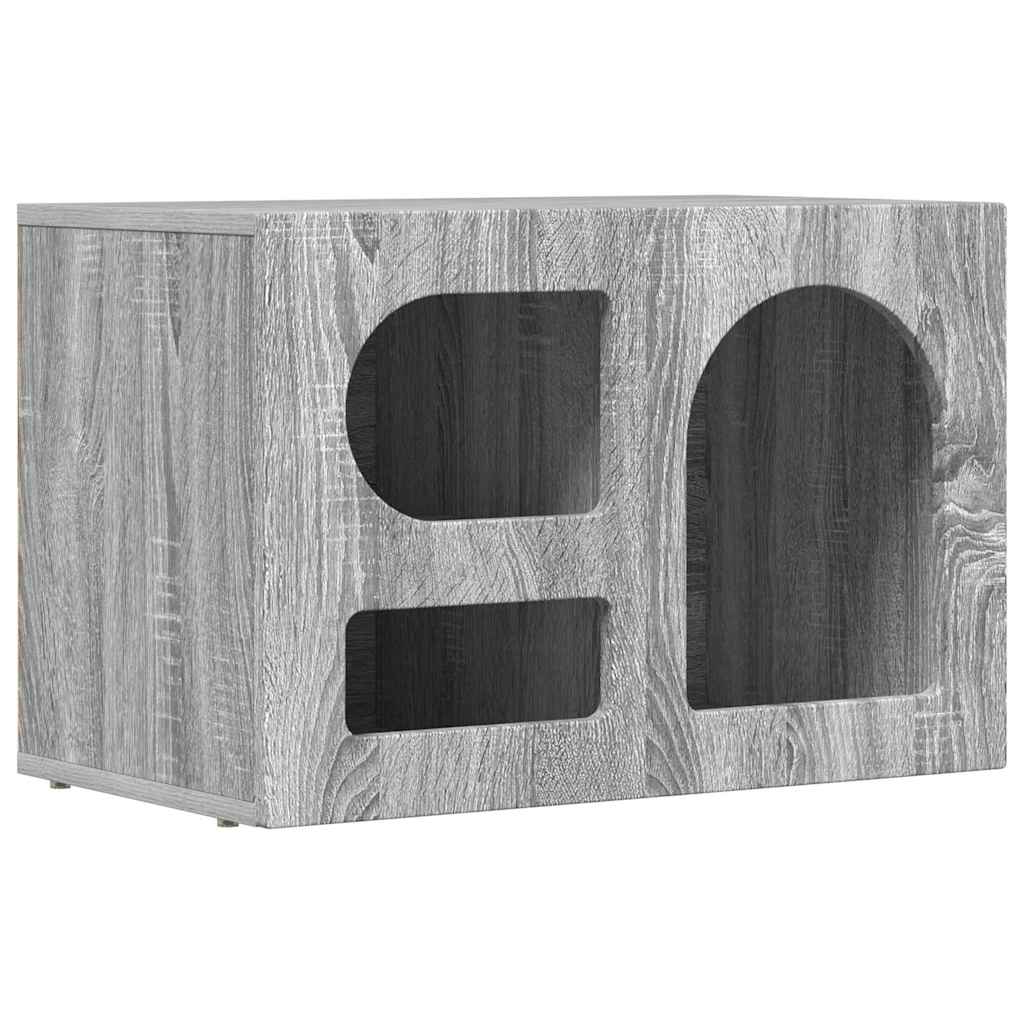 vidaXL Szafka pod telewizor ELST 60 x 35 x 40 cm Szary Sonoma