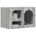 vidaXL Szafka pod telewizor ELST 60 x 35 x 40 cm Szary Sonoma