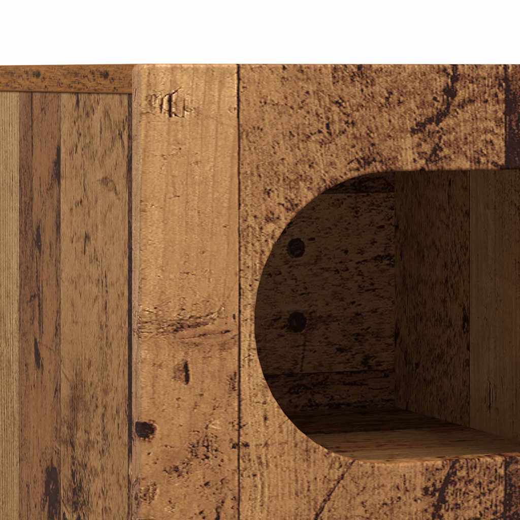 vidaXL Szafka pod telewizor Stare drewno 60 x 35 x 40 cm