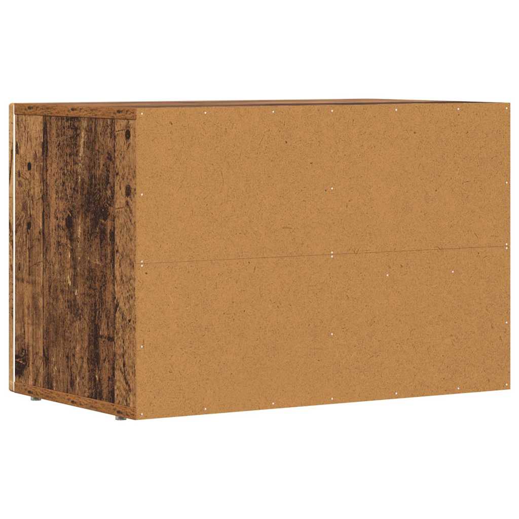 vidaXL Szafka pod telewizor Stare drewno 60 x 35 x 40 cm