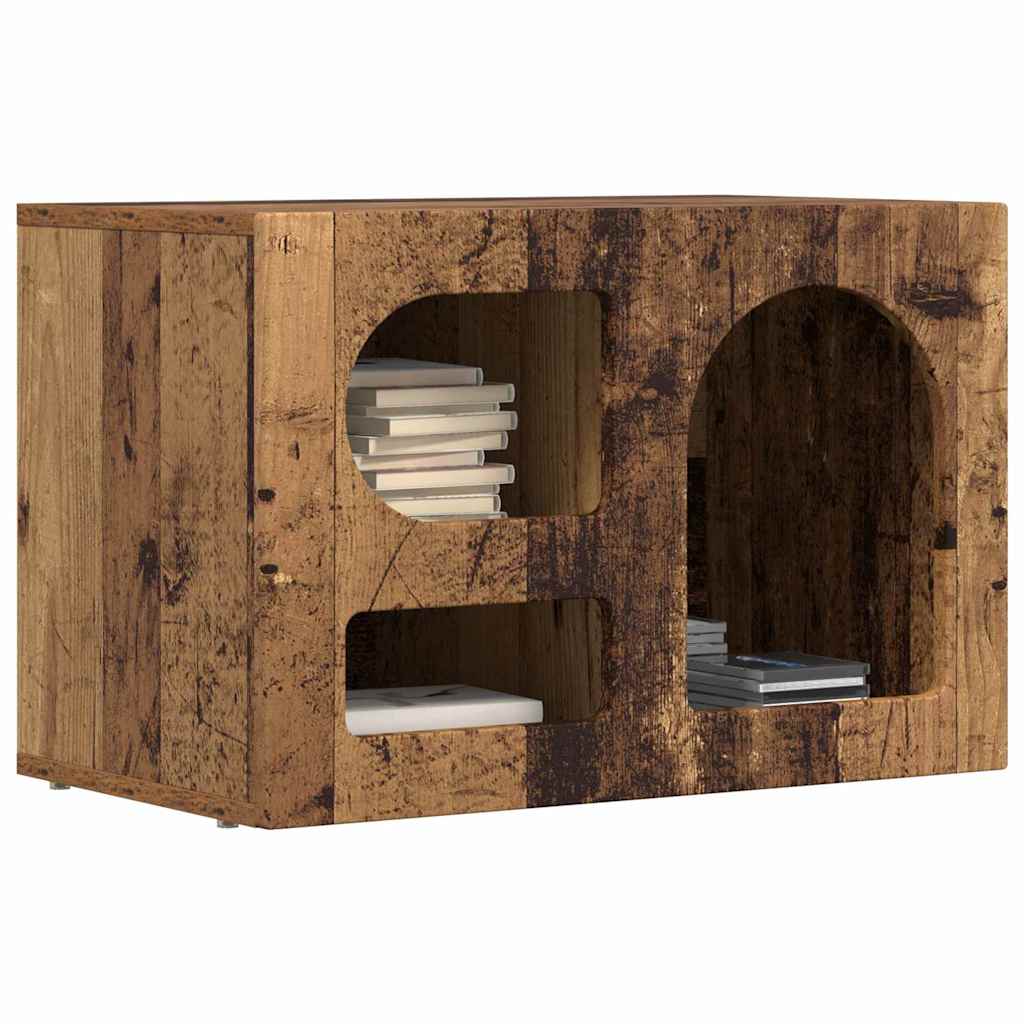 vidaXL Szafka pod telewizor Stare drewno 60 x 35 x 40 cm