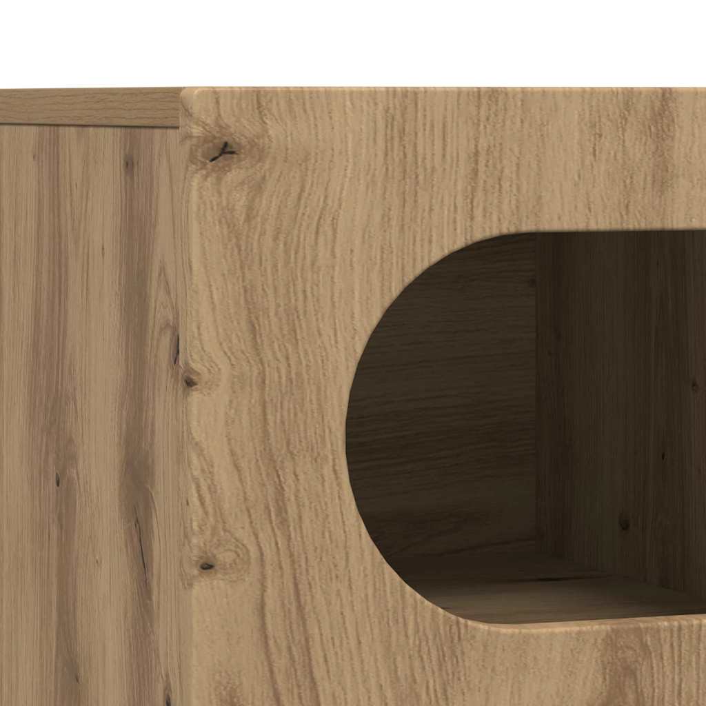 vidaXL Szafka pod telewizor ELST 60 x 35 x 40 cm Dąb rzemieślniczy